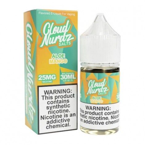 Cloud Nurdz Salt E-Liquid - Aloe Mango