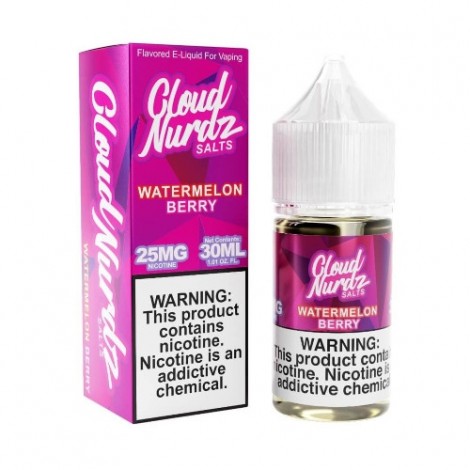 Cloud Nurdz Salt E-Liquid - Watermelon Berry