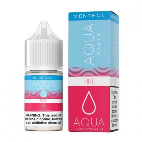 Aqua Salt E-Liquid - Pure Menthol