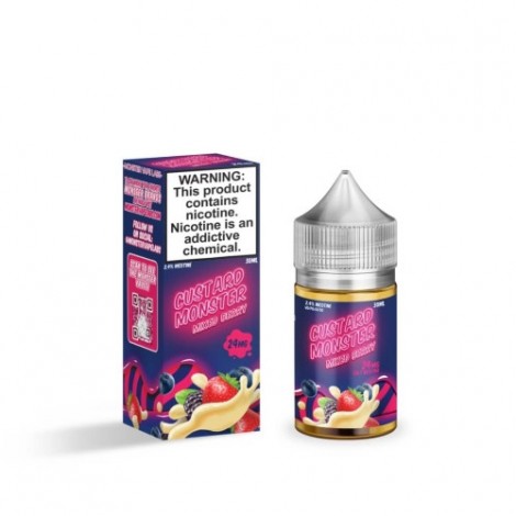 Custard Monster Salt E-Liquid - Mixed Berry